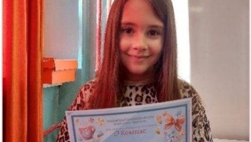 SREBRO IZ VORONJEŽA: Devojjčica iz Nikšića osvojila nagradu