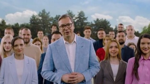 BUDUĆNOST JE U TVOJIM RUKAMA: Vučić objavio spot - LJudi su najvažniji simbol Srbije (VIDEO)