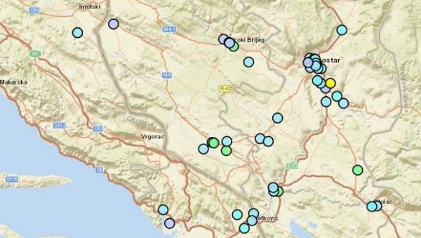 Јак земљотрес потресао Мостар Јак земљотрес потресао Мостар