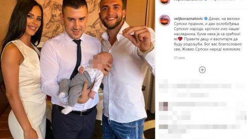 СЛАВЉЕ У ДОМУ РАЖНАТОВИЋА: Вељко објавио прву слику Жељка - крстили смо нашег наследника! СЛАВЉЕ У ДОМУ РАЖНАТОВИЋА: Вељко објавио прву слику Жељка - крстили смо нашег наследника!