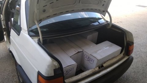 ВЕЛИКА ЗАПЛЕНА У БИЛЕЋИ: Одузете цигарете и аутомобил ВЕЛИКА ЗАПЛЕНА У БИЛЕЋИ: Одузете цигарете и аутомобил