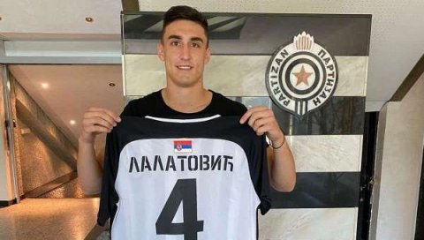 НОВИ ПОТПИС: Лалатовић у Партизану НОВИ ПОТПИС: Лалатовић у Партизану