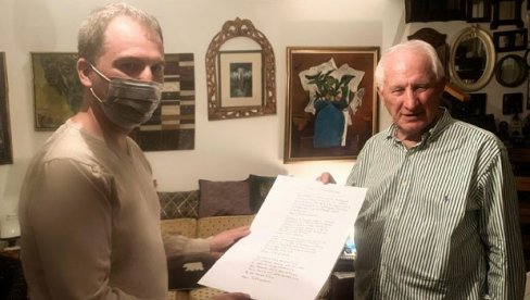 ПОКЛОН МУЗЕЈУ СРПСКЕ КЊИЖЕВНОСТИ: Матија рецитовао Веру Павладољску ПОКЛОН МУЗЕЈУ СРПСКЕ КЊИЖЕВНОСТИ: Матија рецитовао Веру Павладољску