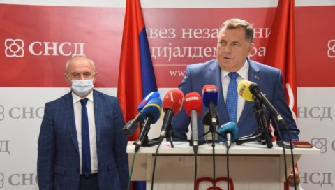 ДОДИК И ЂОКИЋ ДОГОВОРИЛИ: СНСД и СП остају у коалицији ДОДИК И ЂОКИЋ ДОГОВОРИЛИ: СНСД и СП остају у коалицији
