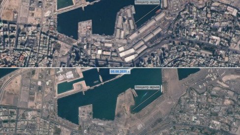 PRE I POSLE EKSPLOZIJE: Evo kolika je stvarna razorna moć detonacije, „Roskosmos“ objavio satelitske fotografije Bejruta PRE I POSLE EKSPLOZIJE: Evo kolika je stvarna razorna moć detonacije, „Roskosmos“ objavio satelitske fotografije Bejruta