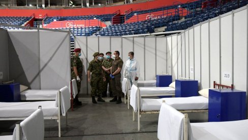 ARENA SE BRZO PUNI: Trenutno u njoj 409 pacijenata sa težom kliničkom slikom ARENA SE BRZO PUNI: Trenutno u njoj 409 pacijenata sa težom kliničkom slikom