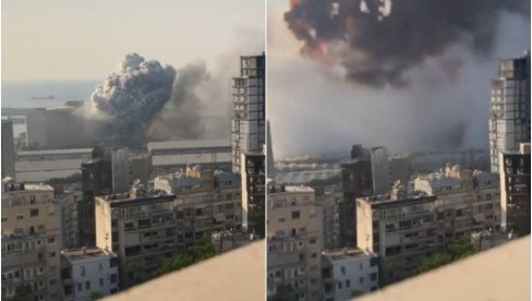 ЗГРАДЕ ИЗБРИСАНЕ У СЕКУНДИ: Нови застрашујући снимак експлозије у Бејруту (ВИДЕО) ЗГРАДЕ ИЗБРИСАНЕ У СЕКУНДИ: Нови застрашујући снимак експлозије у Бејруту (ВИДЕО)