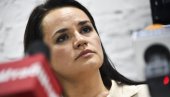 ОПОЗИЦИЈА У БЕЛОРУСИЈИ НЕ ОДУСТАЈЕ: Лукашенкова ривалка поручила - Белоруси ће наставити протесте у облику партизанштине