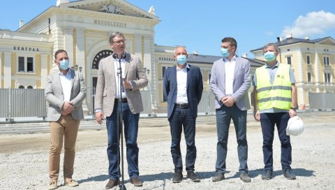 ВУЧИЋ ОБИШАО РАДОВЕ НА САВСКОМ ТРГУ: Ово ће бити највећи трг у нашој земљи (ФОТО) ВУЧИЋ ОБИШАО РАДОВЕ НА САВСКОМ ТРГУ: Ово ће бити највећи трг у нашој земљи (ФОТО)
