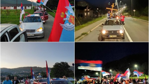 БИЈЕЛО ПОЉЕ ОСВЕТЛАЛО ОБРАЗ: Одржана још једна ауто-литија - светиње се бране и из аутомобила! (ФОТО/ВИДЕО) БИЈЕЛО ПОЉЕ ОСВЕТЛАЛО ОБРАЗ: Одржана још једна ауто-литија - светиње се бране и из аутомобила! (ФОТО/ВИДЕО)