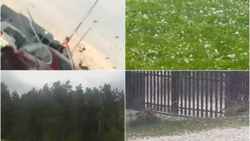 НЕВРЕМЕ ПРОТУТЊАЛО СРБИЈОМ: Ветар ломио гране, град засуо домаћинства - нестварне сцене из Пирота, Крагујевца, Лесковца... (ВИДЕО) НЕВРЕМЕ ПРОТУТЊАЛО СРБИЈОМ: Ветар ломио гране, град засуо домаћинства - нестварне сцене из Пирота, Крагујевца, Лесковца... (ВИДЕО)