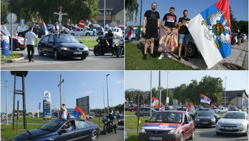 БРАТСКА ЛИТИЈА ИЗ СРБИЈЕ У СЛИКАМА: Крстови, тробојке и јасна порука - Не дамо светиње, до Христове победе! (ФОТО) БРАТСКА ЛИТИЈА ИЗ СРБИЈЕ У СЛИКАМА: Крстови, тробојке и јасна порука - Не дамо светиње, до Христове победе! (ФОТО)