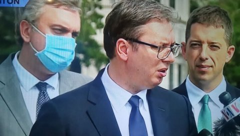 ВУЧИЋ O СПОРАЗУМУ: Допринеће релаксацији односа у региону ВУЧИЋ O СПОРАЗУМУ: Допринеће релаксацији односа у региону