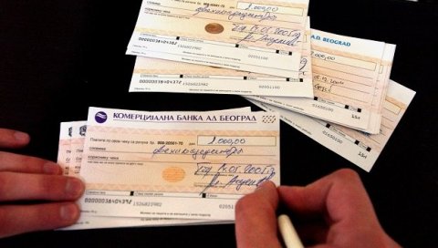 НА ОДЛОЖЕНО 29 МИЛИЈАРДЕ: Прошле године у Србији исписано шест милиона чекова НА ОДЛОЖЕНО 29 МИЛИЈАРДЕ: Прошле године у Србији исписано шест милиона чекова