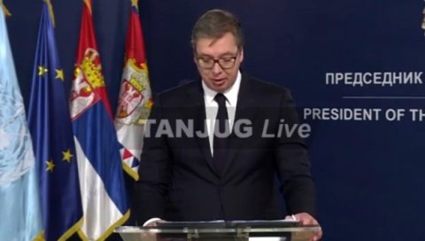 ПРЕДСЕДНИК ВУЧИЋ СЕ ОБРАТИО У УН: Србија презире сваку врсту насиља, жели мир и просперитет за себе и цело човечанство! (ВИДЕО) ПРЕДСЕДНИК ВУЧИЋ СЕ ОБРАТИО У УН: Србија презире сваку врсту насиља, жели мир и просперитет за себе и цело човечанство! (ВИДЕО)
