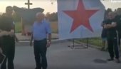 VIDEĆETE KAKO PETOKRAKA DOBRO GORI: Haos u Hrvatskoj zbog crvene zvezde - Zastava u plamenu, gomila srče i teških reči (VIDEO)