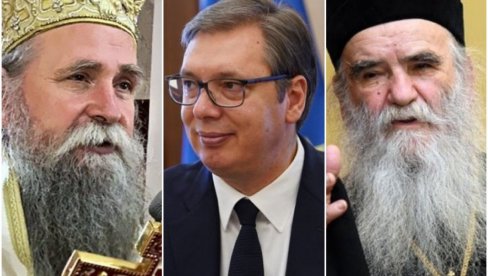 SASTALI SE VUČIĆ, AMFILOHIJE I JOANIKIJE: Srdačan susret pre tri dana, evo šta je bila glavna tema razgovora SASTALI SE VUČIĆ, AMFILOHIJE I JOANIKIJE: Srdačan susret pre tri dana, evo šta je bila glavna tema razgovora