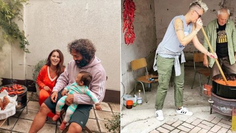 ПЕКУ ПАПРИКЕ, МЕШАЈУ АЈВАР: Сека Алексић и Тијана Дапчевић спремају зимницу ПЕКУ ПАПРИКЕ, МЕШАЈУ АЈВАР: Сека Алексић и Тијана Дапчевић спремају зимницу