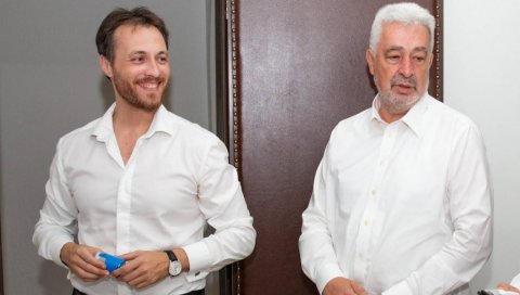 ПОДРШКА МАНДАТАРУ: Здравко Кривокапић обавио консултације са Марком Милачићем ПОДРШКА МАНДАТАРУ: Здравко Кривокапић обавио консултације са Марком Милачићем