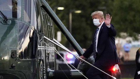 ТРАМП РЕКАО ДА ЈЕ ИМУН НА ВИРУС: Твитер означио упозорењем пост ТРАМП РЕКАО ДА ЈЕ ИМУН НА ВИРУС: Твитер означио упозорењем пост