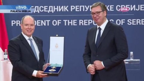ОРДЕН ЗА СУВЕРЕНА МОНАКА: Кнезу Алберту ће бити додељен Орден Републике Србије на ленти ОРДЕН ЗА СУВЕРЕНА МОНАКА: Кнезу Алберту ће бити додељен Орден Републике Србије на ленти