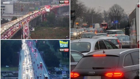 САОБРАЋАЈНИ КОЛАПС ЗБОГ КИШЕ У БЕОГРАДУ: Све стоји на улицама, аутобуси касне, мостови закрчени САОБРАЋАЈНИ КОЛАПС ЗБОГ КИШЕ У БЕОГРАДУ: Све стоји на улицама, аутобуси касне, мостови закрчени