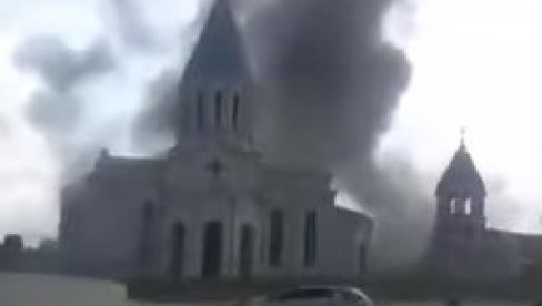 AZERBEJDŽAN TVRDI: Naša vojska nije gađala crkvu (VIDEO) AZERBEJDŽAN TVRDI: Naša vojska nije gađala crkvu (VIDEO)