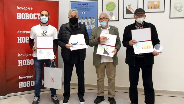 ДРУГИ ДАН ФЕСТИВАЛА: Отварање изложбе најбољих радова и додела награда 53. Конкурса карикатуре ПЈЕР (ВИДЕО) ДРУГИ ДАН ФЕСТИВАЛА: Отварање изложбе најбољих радова и додела награда 53. Конкурса карикатуре ПЈЕР (ВИДЕО)