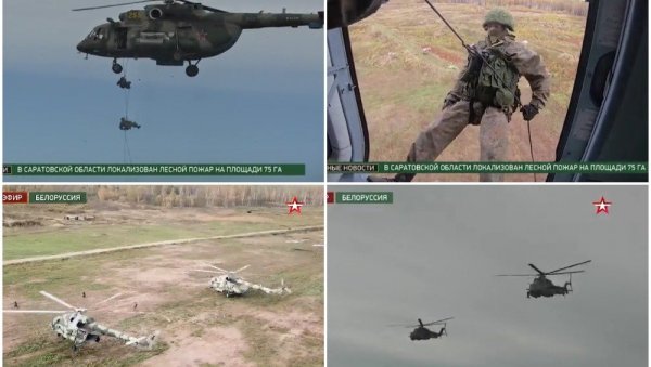 ДЕСАНТ СА ТЕРМИНАТОРА: Руски војници се спектакуларно спустили на тло Белорусије! (ВИДЕО) ДЕСАНТ СА ТЕРМИНАТОРА: Руски војници се спектакуларно спустили на тло Белорусије! (ВИДЕО)