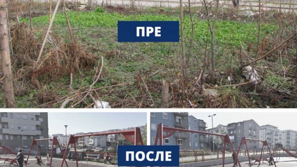 ВЕСИЋ: Изградњом дечјих игралишта улажемо у будућност најмлађих ВЕСИЋ: Изградњом дечјих игралишта улажемо у будућност најмлађих