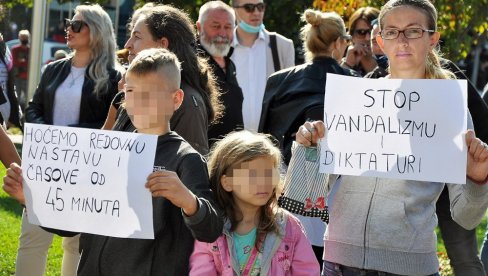 HOĆEMO DA RADIMO: Protest ugostitelja, turističkih radnika i roditelja učenika u Bijeljini HOĆEMO DA RADIMO: Protest ugostitelja, turističkih radnika i roditelja učenika u Bijeljini