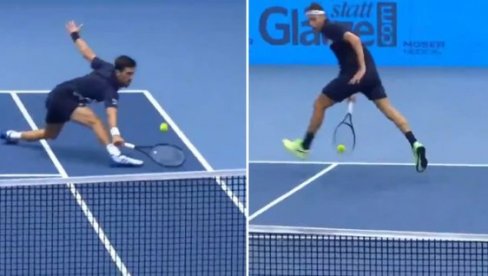 ATOMSKI TENIS: Neverovatnim potezima Novak i Fića oduševili navijače u Beču (VIDEO) ATOMSKI TENIS: Neverovatnim potezima Novak i Fića oduševili navijače u Beču (VIDEO)