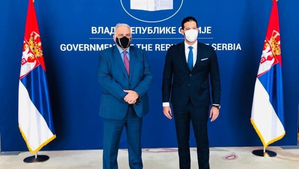 РАДНА ПОСЕТА: Састанак министра Удовичића са челним људима рвачког спорта РАДНА ПОСЕТА: Састанак министра Удовичића са челним људима рвачког спорта