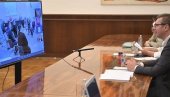 ПОВЕЗИВАЊЕ У ВРЕМЕ ПАНДЕМИЈЕ Председник Вучић на панелу Форума младих лидера ПОВЕЗИВАЊЕ У ВРЕМЕ ПАНДЕМИЈЕ Председник Вучић на панелу Форума младих лидера