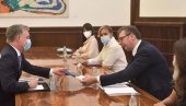 VUČIĆ POSLE SASTANKA SA FLESENKEMPEROM: Za proteklih 17 godina, od prijema naše zemlje u SE, ostvaren značajan napredak