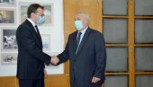 PRIŠTINA POTKOPAVA TEMELJE DIJALOGA: Petar Petković sa ambasadorom Grčke u Srbiji PRIŠTINA POTKOPAVA TEMELJE DIJALOGA: Petar Petković sa ambasadorom Grčke u Srbiji