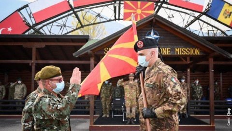 ОБЕЗБЕЂИВАЋЕ ВИСОКЕ ДЕЧАНЕ: Војници Северне Македоније се прикључили се КФОР ОБЕЗБЕЂИВАЋЕ ВИСОКЕ ДЕЧАНЕ: Војници Северне Македоније се прикључили се КФОР