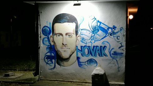 ZASIJALE OČI NOVAKA ĐOKOVIĆA: Murali u vršačkom selu Gudurica dobili noćno osvetljenje ZASIJALE OČI NOVAKA ĐOKOVIĆA: Murali u vršačkom selu Gudurica dobili noćno osvetljenje