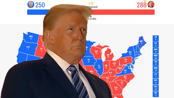 МАПА ДОМИНАЦИЈЕ ДОНАЛДА ТРАМПА: Погледајте резултате америчких избора пре застоја у бројању гласова (ФОТО) МАПА ДОМИНАЦИЈЕ ДОНАЛДА ТРАМПА: Погледајте резултате америчких избора пре застоја у бројању гласова (ФОТО)