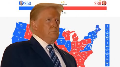 MAPA DOMINACIJE DONALDA TRAMPA: Pogledajte rezultate američkih izbora pre zastoja u brojanju glasova (FOTO) MAPA DOMINACIJE DONALDA TRAMPA: Pogledajte rezultate američkih izbora pre zastoja u brojanju glasova (FOTO)