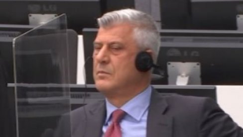 NASTAVAK SUĐENJA TAČIJU SUTRA: Ostavili ga advokati, u sudnici u Hagu nova svedočenja NASTAVAK SUĐENJA TAČIJU SUTRA: Ostavili ga advokati, u sudnici u Hagu nova svedočenja
