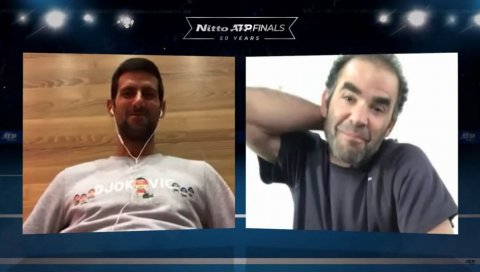 НОВАК ПРИЧАО СА ИДОЛОМ: Мењао бих своју брзину и ритерн за твој сервис и волеј игру (ВИДЕО) НОВАК ПРИЧАО СА ИДОЛОМ: Мењао бих своју брзину и ритерн за твој сервис и волеј игру (ВИДЕО)