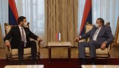 САСТАНАК ДОДИКА И УДОВИЧИЋА: Јачати институционалну сарадњу у области спорта САСТАНАК ДОДИКА И УДОВИЧИЋА: Јачати институционалну сарадњу у области спорта