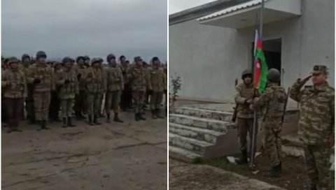 ХИМНА АЗЕРБЕЈЏАНА У НАГОРНО-КАРАБАХУ: Војници подигли заставу своје земље у Агдаму (ВИДЕО) ХИМНА АЗЕРБЕЈЏАНА У НАГОРНО-КАРАБАХУ: Војници подигли заставу своје земље у Агдаму (ВИДЕО)
