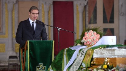 ВУЧИЋЕВ ЛИЧНИ ОПРОШТАЈ ОД ПАТРИЈАРХА: Бескрајно сам га волео, он је пазио моју децу једнако као и ја ВУЧИЋЕВ ЛИЧНИ ОПРОШТАЈ ОД ПАТРИЈАРХА: Бескрајно сам га волео, он је пазио моју децу једнако као и ја