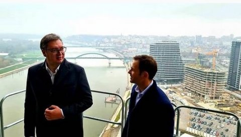 ВУЧИЋ О БЕОГРАДУ НА ВОДИ: У почетку смо га подржавали Синиша и ја, а данас 75 одсто људи ВУЧИЋ О БЕОГРАДУ НА ВОДИ: У почетку смо га подржавали Синиша и ја, а данас 75 одсто људи