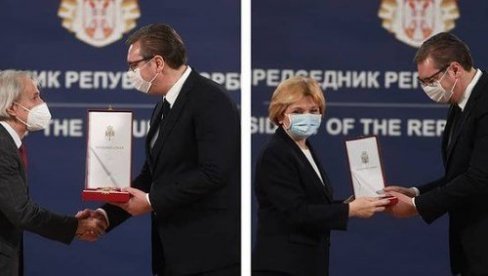 VI STE PRAVI HEROJI! Vučić uručio odlikovanja lekarima i medicinskom osoblju - Uveren sam da ćete još mnogo toga uraditi za Srbiju VI STE PRAVI HEROJI! Vučić uručio odlikovanja lekarima i medicinskom osoblju - Uveren sam da ćete još mnogo toga uraditi za Srbiju