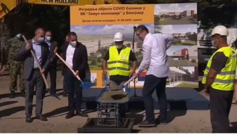 ПОГЛЕДАЈТЕ КАКО ЈЕ ТЕКЛА ИЗГРАДЊА КОВИД БОЛНИЦЕ: Председник објавио видео и најавио гостовање на РТС-у, а ево о чему ће говорити (ВИДЕО) ПОГЛЕДАЈТЕ КАКО ЈЕ ТЕКЛА ИЗГРАДЊА КОВИД БОЛНИЦЕ: Председник објавио видео и најавио гостовање на РТС-у, а ево о чему ће говорити (ВИДЕО)