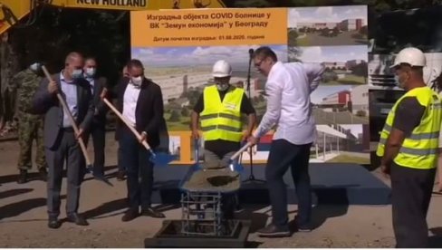 ПОГЛЕДАЈТЕ КАКО ЈЕ ТЕКЛА ИЗГРАДЊА КОВИД БОЛНИЦЕ: Председник објавио видео и најавио гостовање на РТС-у, а ево о чему ће говорити (ВИДЕО) ПОГЛЕДАЈТЕ КАКО ЈЕ ТЕКЛА ИЗГРАДЊА КОВИД БОЛНИЦЕ: Председник објавио видео и најавио гостовање на РТС-у, а ево о чему ће говорити (ВИДЕО)