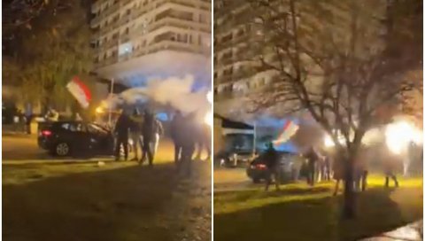 ТРОБОЈКЕ И ПЕСМА НА УЛИЦАМА: Грађани Никшића прослављају избор нове Владе Црне Горе (ВИДЕО) ТРОБОЈКЕ И ПЕСМА НА УЛИЦАМА: Грађани Никшића прослављају избор нове Владе Црне Горе (ВИДЕО)